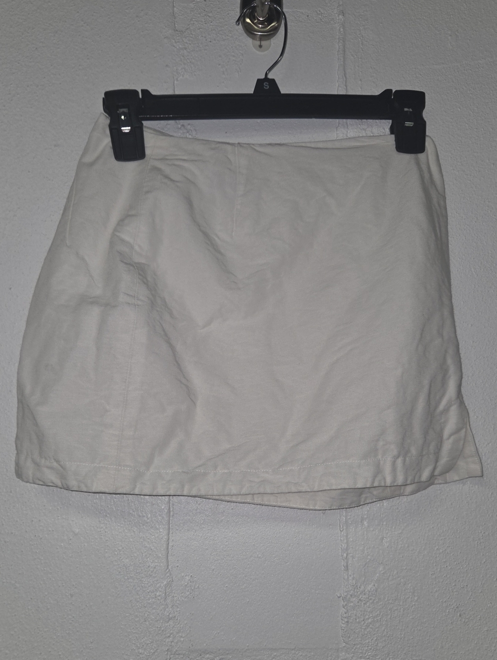 Women's Clean White Mini Skirt - Versatile A-Line